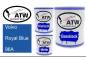 Preview: Volvo, Royal Blue, 96A: 1L Lackdose + 1L Klarlack + 500ml Härter - Set, von ATW Autoteile West.